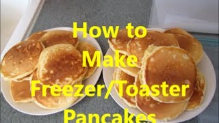 How to Make FreezerToaster Pancakes [upl. by Sharity]