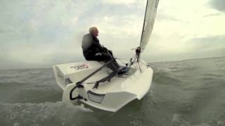 Test sailing the RS Aero  the 21st Century Laser [upl. by Maynord]