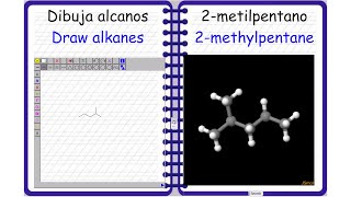 Formulacion de alcanos JSmol Aprende Química Orgánica conmigo [upl. by Ruhtua]