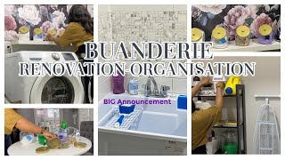 🔨BUANDERIE  Organisation Rangement Renovation Astuces Buanderie Tour Laundry Room Makeover 2022 🏡 [upl. by Nainatrad737]