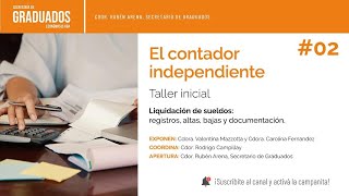 02 Liquidación de Sueldos  Registros Altas Bajas y Documentación  Económicas UBA [upl. by Yssirc]