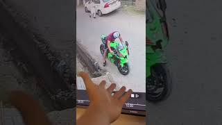 Zx10r chori karke middle finger dikha raha hai credit for aalyan vlogs [upl. by Esserac]