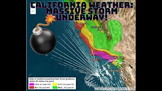 California Weather Here we go Dynamic Storm Arrives [upl. by Caryl]