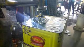 edible oil tin filling machine [upl. by Adila]