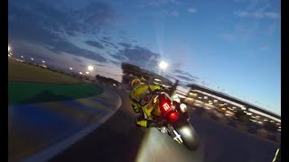 Canepa night Onboard at Le Mans 24 hours 2021  Yamaha R1 EWC [upl. by Illil]