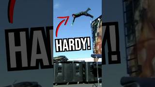 Who Did Jeff Hardy Dive On wwe wweuniverse [upl. by Yatnuahc665]