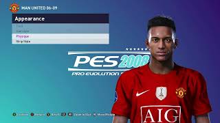 PES ULTIMATE UEFA CLASSIC PATCH  MAN UNITED  0609 [upl. by Laurel]