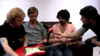 Biffy Clyro talk about their new Squier signature guitars [upl. by Minda]