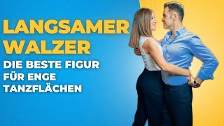 Langsamer WALZER  elegante Moves für ENGE Tanzflächen [upl. by Enelram]