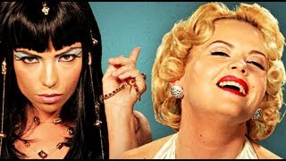 Cleopatra vs Marilyn Monroe Epic Rap Battles of History [upl. by Martelle]