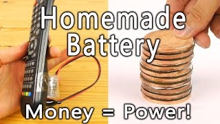 How to Make a Coin Battery [upl. by Ahsienad]