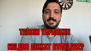 Tercih yaparken nelere dikkat etmeliyiz [upl. by Cyn]