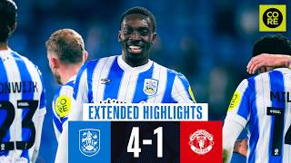 EXTENDED HIGHLIGHTS  Huddersfield Town 41 Manchester United U21 [upl. by Natika968]