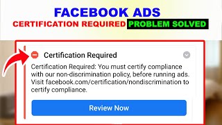 Facebook Ads Certification Requirement Its Over [upl. by Fiedling351]