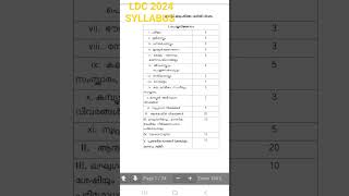 LDC 2024 SYLLABUS [upl. by Namaan]