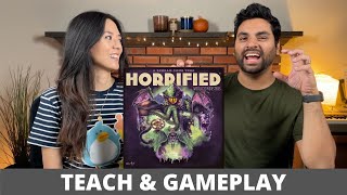 Horrified World of Monsters  Teach amp Playthrough [upl. by Hershell]