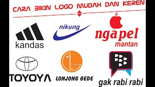 BIKIN LOGO GAMPANG SIMPLE DAN KERENTONTON VIDIO SAMPAI HABISCOREldrawDESAIN DESIGN GRAFIS [upl. by Paton]