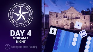 Day 4 Stream 1 P2 2024 Texas Backgammon Championships  Championship Division Main [upl. by Aylmar389]