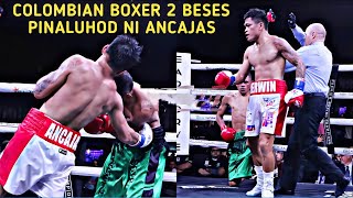 JERWIN ANCAJAS VS WILNER SOTO  5TH ROUND TKO [upl. by Ahsiugal]