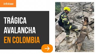 Una avalancha en Colombia dejó 14 muertos y al menos 20 desaparecidos [upl. by Akinwahs250]