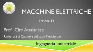 Macchine elettriche lez 14 [upl. by Attolrahc429]