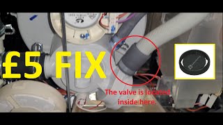 Kenwood Dishwasher drain problem error codes F2 NonReturn Valve Flap repair KID60S17 [upl. by Shamma458]