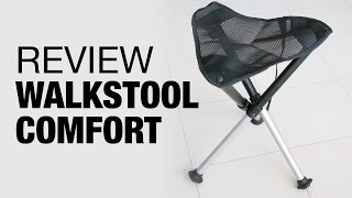 Review Walkstool Comfort Portable Outdoor Stool [upl. by Neruat]