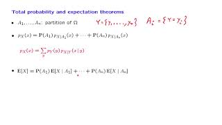 L073 Conditional Expectation amp the Total Expectation Theorem [upl. by Smart913]