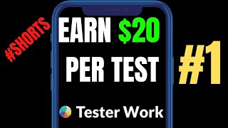 Earn 20 Per Test  Make Money Online Testing Websites  Apps  Shorts video series 1 shorts [upl. by Notxed]