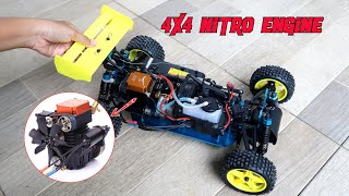 Assembling amp Running HSP NITRO ENGINE Offroad RC Vehicle for TOYAN FSS100A [upl. by Destinee]