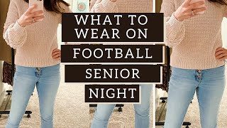 4 Ways to look slim and sharp For Moms on Football Senior Night [upl. by Etheline]