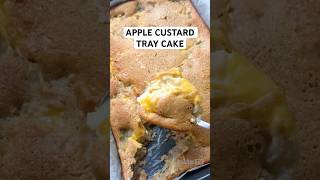 Apple custard tray cake  tastecomau [upl. by Ahsocin449]