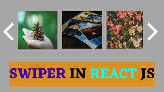 SwiperJS  React JS Swiper Slider Carousel  Image Slider in React [upl. by Erihppas]