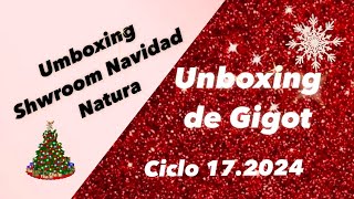 Doble Umboxing Gigot campaña 17 y Natura Showroonm 🎄 🤶🏻✨ [upl. by Wolfson]