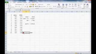 Testing for Outliers in Excel  Single Variable Sample [upl. by Arthur]