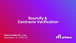 Build in Public 11 Sourcify amp Contracts Verification [upl. by Atnes]