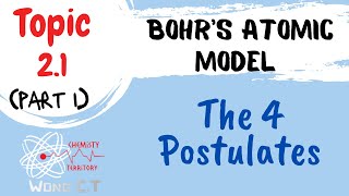 Bohrs Atomic Model  4 Postulates  SDS SK015 Topic 21 Part 1 [upl. by Kcira]