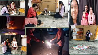 happy Diwali friends look friends daily vlogs Akshra chauhan official you tube channel [upl. by Josephson]