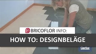 BRICOFLOR Info Gerflor Senso  die selbstklebenden VinylDielen [upl. by Eillime]