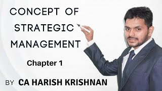 CONCEPT OF STRATEGIC MANAGEMENT  SM  CA INTERMEDIATE [upl. by Cornelle]