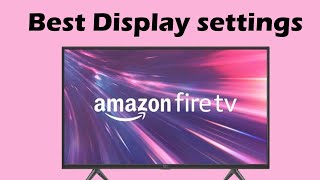 How to customize display settings firestick tv [upl. by Severin]