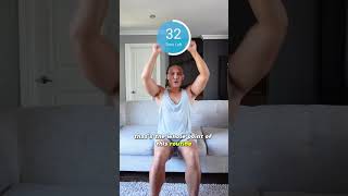 Beginner Arm Aerobic Chair Home Workout [upl. by Gaughan818]