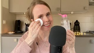 ASMR ❤️ Relax Tijdens Het Verwijderen Van Mijn Makeup Thee Drinken amp Koek Eten  ASMR Nederlands [upl. by Annaliese]