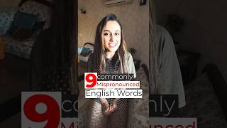 9 Commonly Mispronounced English Words [upl. by Akienom]