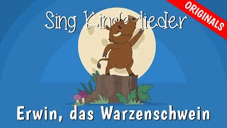 Erwin das kleine Warzenschwein  Kinderlieder zum Mitsingen  Tierlieder  Sing Kinderlieder [upl. by Arodnahs]