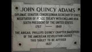 John Quincy Adams Grave  Home [upl. by Rawna]