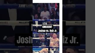 Joshua vs Ruiz Jr 3rd Round Highlights joshua ruiz boxing fullfighthighlights [upl. by Arta]