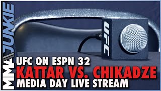 UFC on ESPN 32 Kattar vs Chikadze Media Day Live Stream [upl. by Ahsial299]