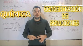 Cálculo de Concentraciones de Soluciones Química UNIVERSIDAD Ejercicio 3 [upl. by Ahel172]