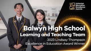 Balwyn High School  Learning and Teaching Team [upl. by Mattah935]